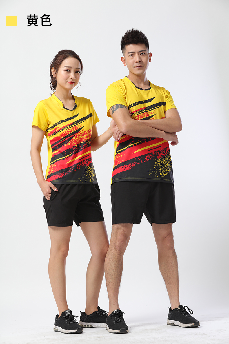 Volleyball, table tennis, badminton sports color-blocking casual wear suit for men 55-8005