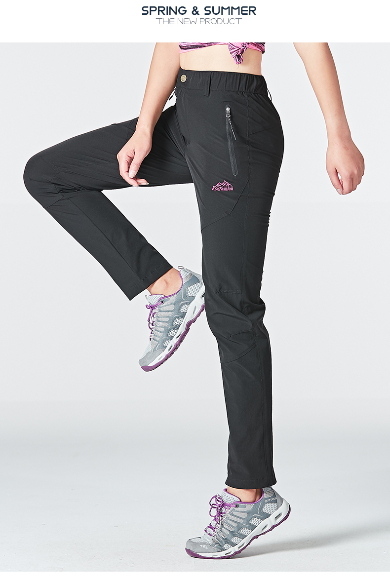 Quick-drying training sports trousers for women KP-1899 women trousers