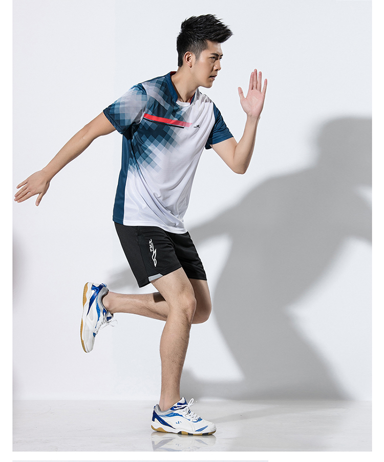 Competition training badminton clothing tops men GM2-A3053