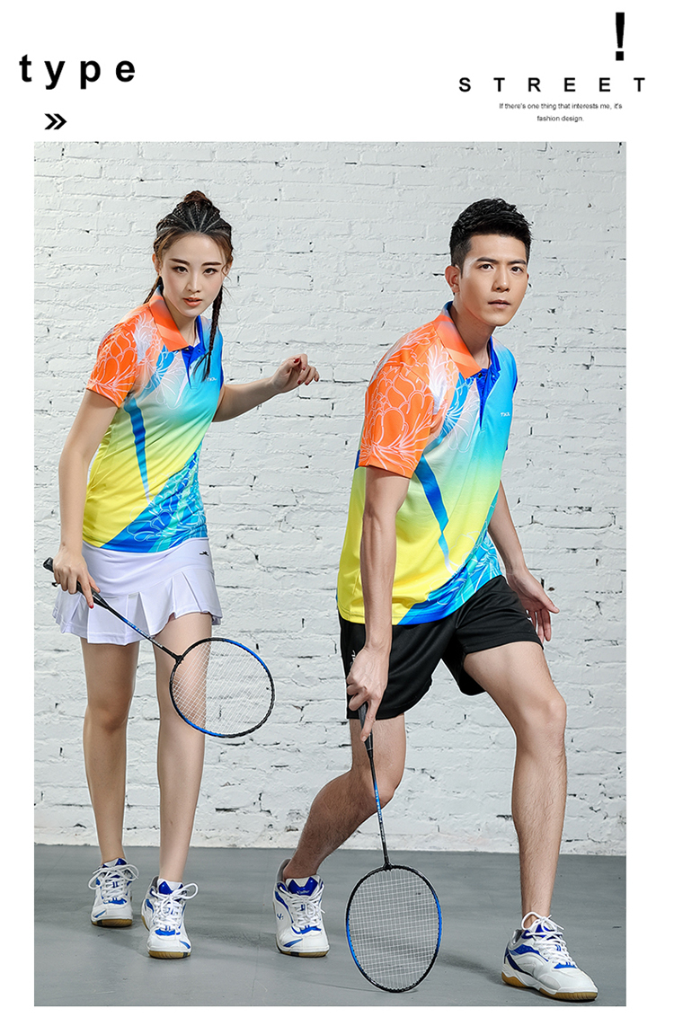 150g color matching V-neck sports casual short-sleeved men and women GM2-2621