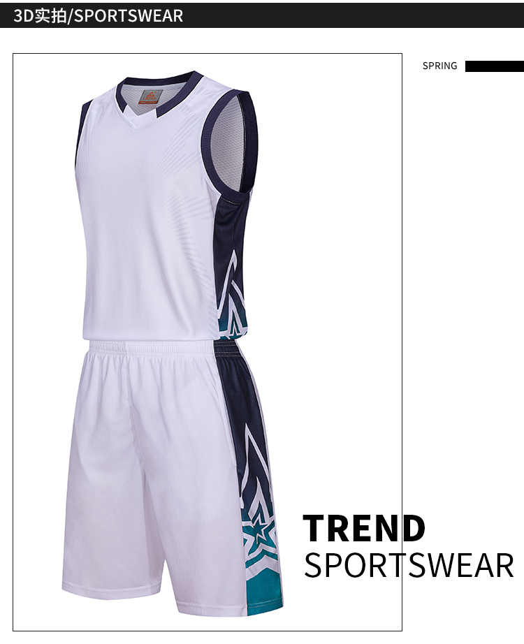 Polyester sports basketball suit GJ3-8030