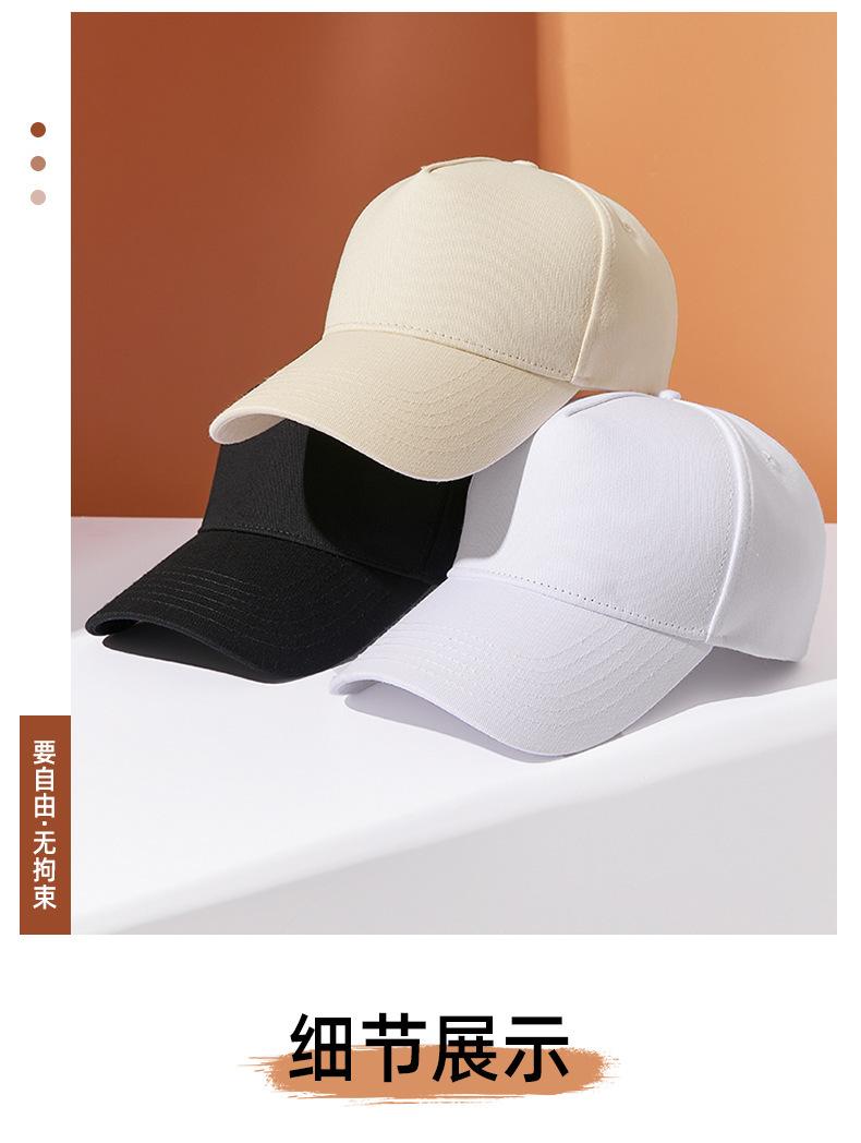 High quality composite five-panel cotton baseball cap GJ5-CPA195