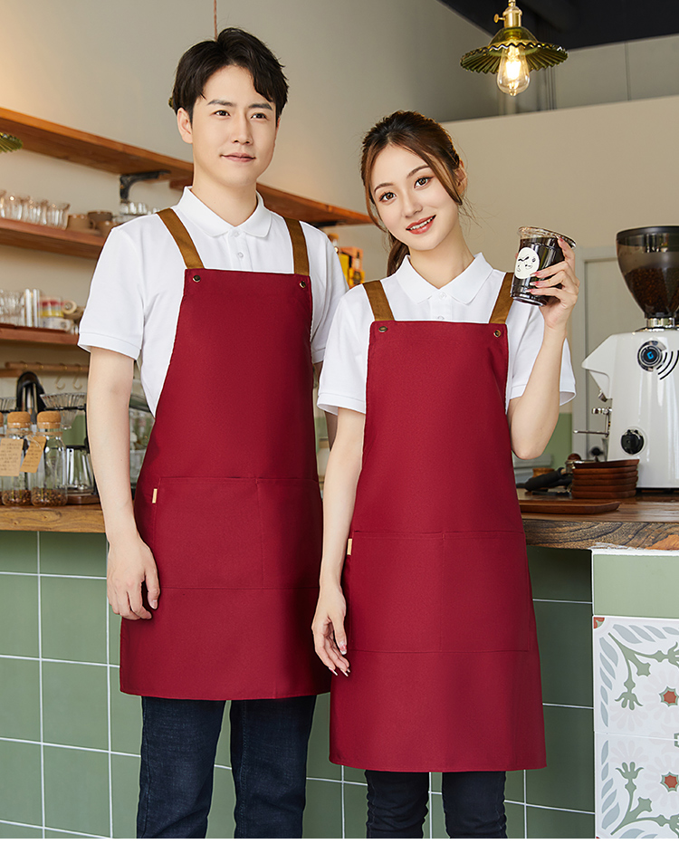 H shoulder strap workwear waterproof apron HD1-2301