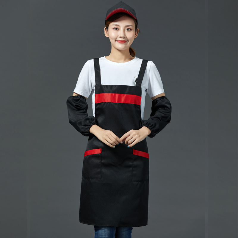 Gardening restaurant kitchen shoulder tie apron B05-02