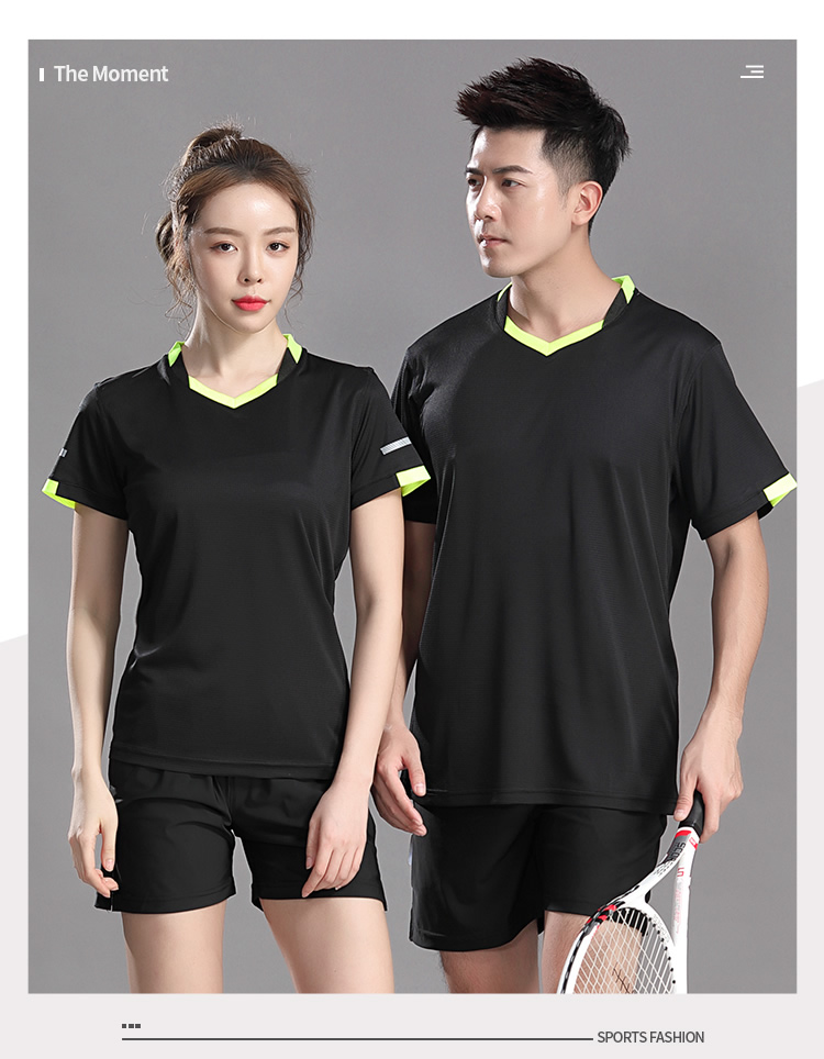 150g quick-drying sports style V-neck suit for men GM2-2001