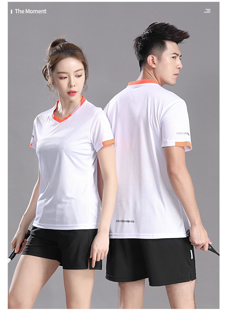 150g quick-drying sports style V-neck suit for men GM2-2001