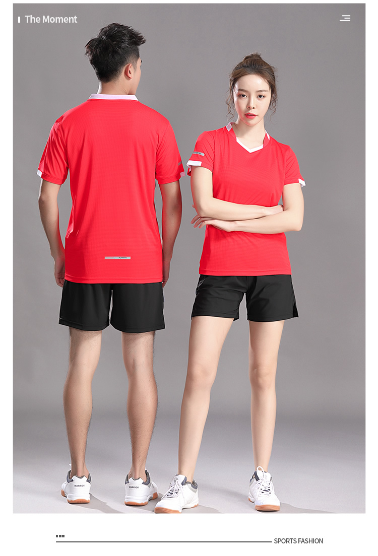 150g table tennis badminton sports quick-drying short-sleeved GM2-2001