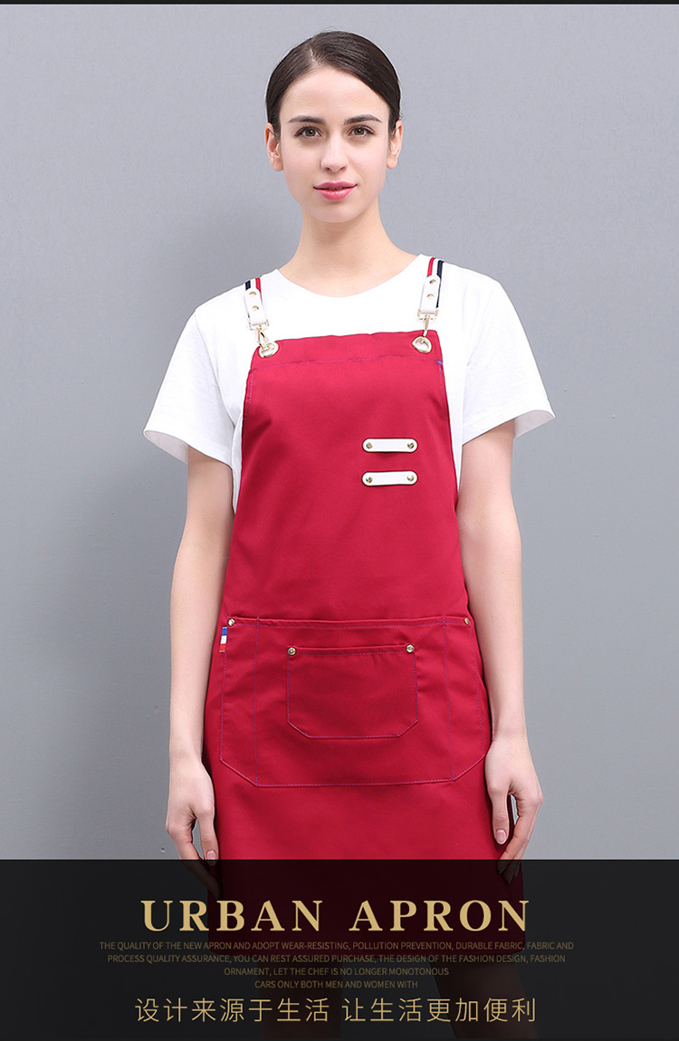 Polyester cotton ribbon pen holder neck apron N01-20C357-361