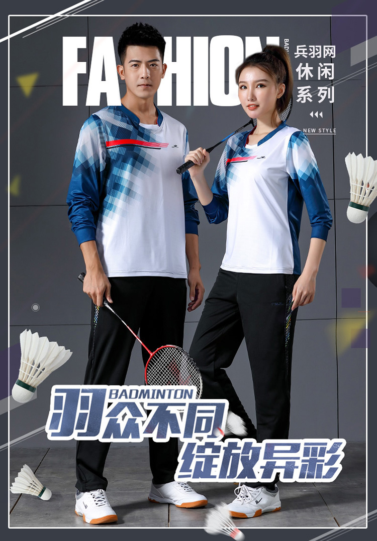 150g comfortable casual badminton clothing long-sleeved tops men GM2-2616-1 tops men