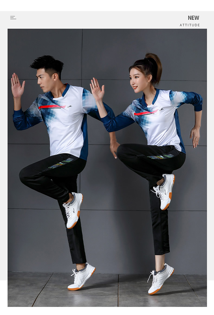 150g comfortable casual badminton clothing long-sleeved tops men GM2-2616-1 tops men