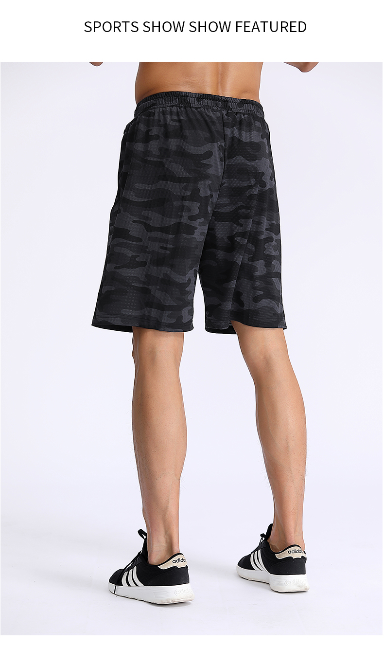 Polyester elastic drawstring shorts G19-MP0832