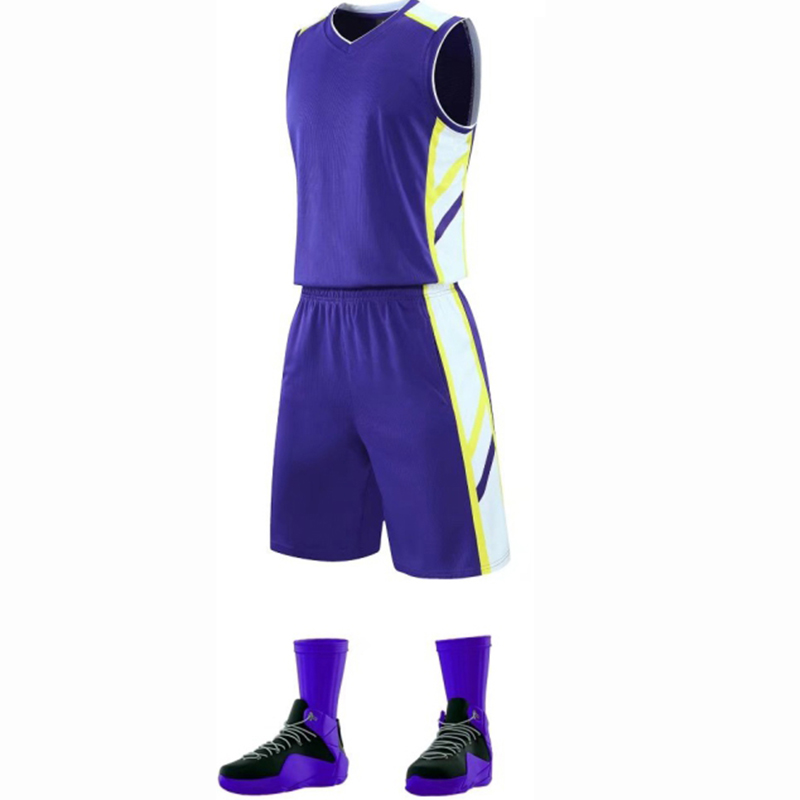 Polyester quick-drying sports basketball suit 176-L045