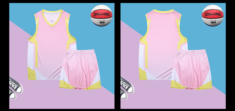 Gradient basketball uniform suit GR1-1981 women