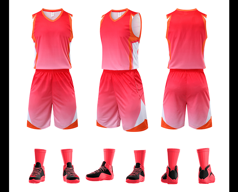 Gradient basketball uniform suit GR1-1981 women