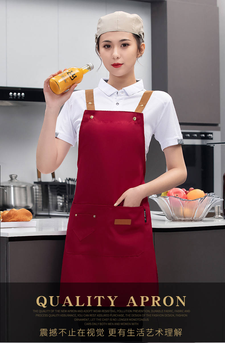 Waterproof and dirt-resistant workwear nylon suspenders two-buckle apron N01-suspenders two-buckle