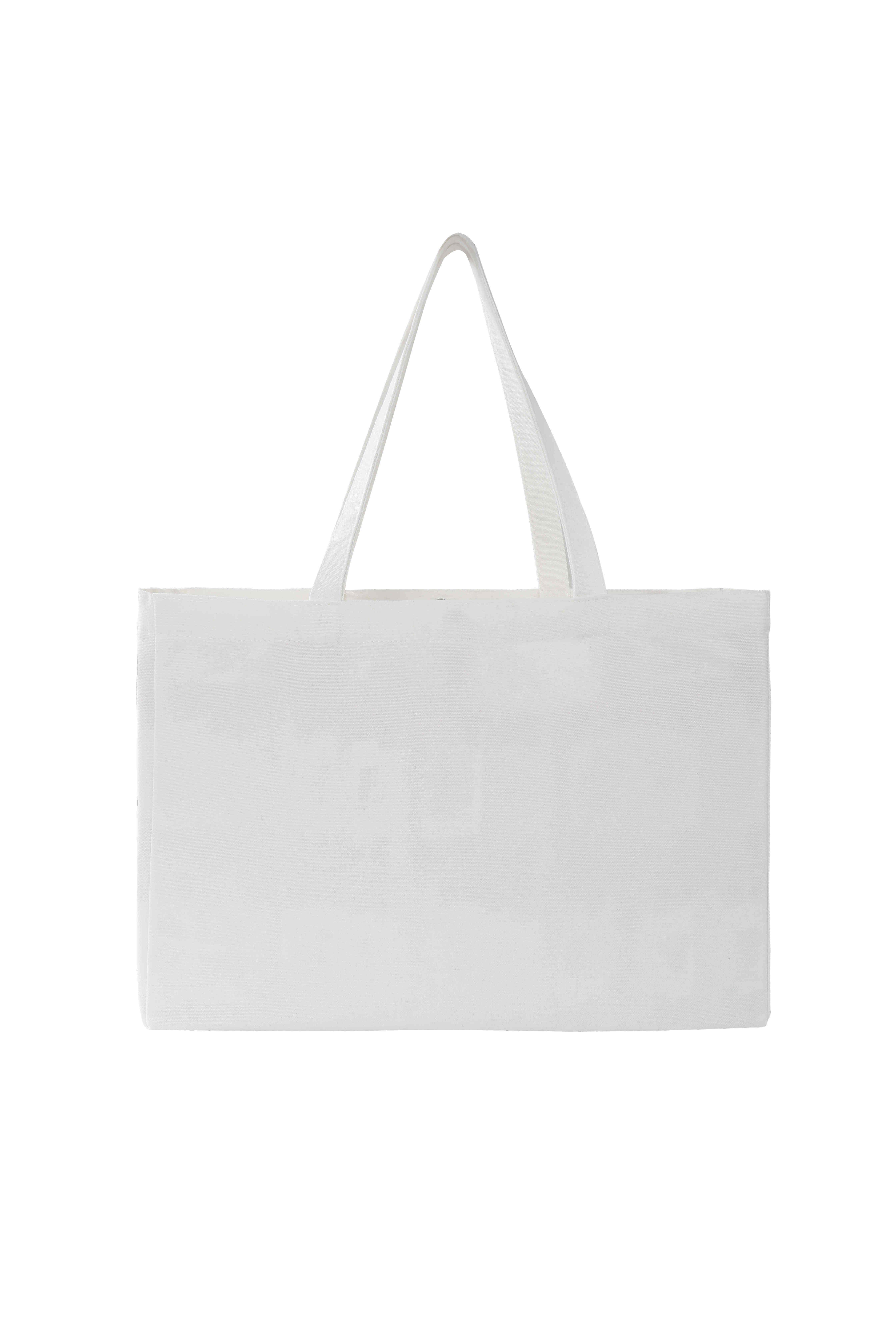 12A polyester-cotton Japanese style large canvas bag with bottom and side buckles GJ60-FB09