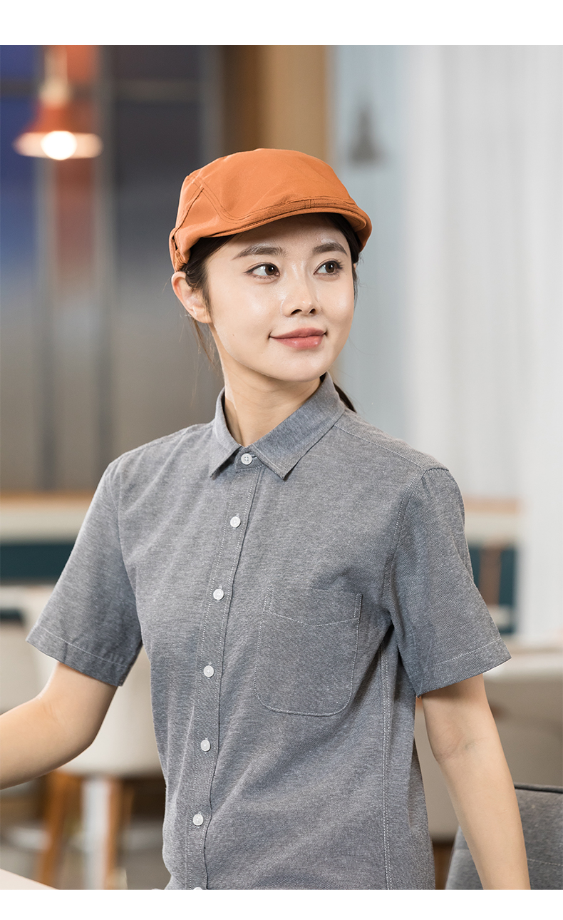 Simple casual double-sided elastic waiter beret H01-523