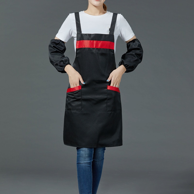 Gardening restaurant kitchen shoulder tie apron B05-02