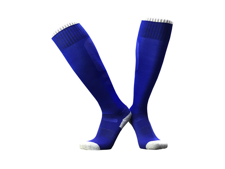 Towel-bottom solid color mid-length football socks for adults GY9-CTM013