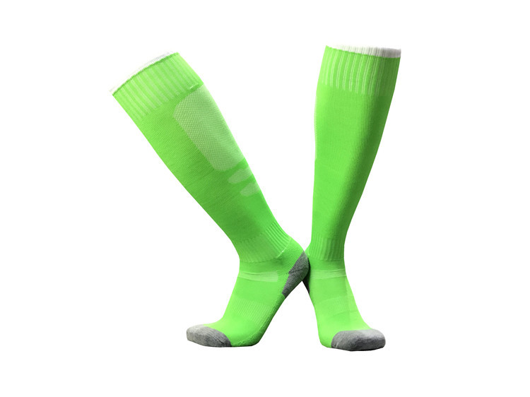 Towel-bottom solid color mid-length football socks for adults GY9-CTM013