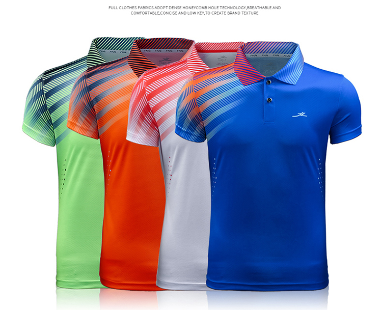 150g gradient color sports casual lapel short-sleeved men and women GM2-2622