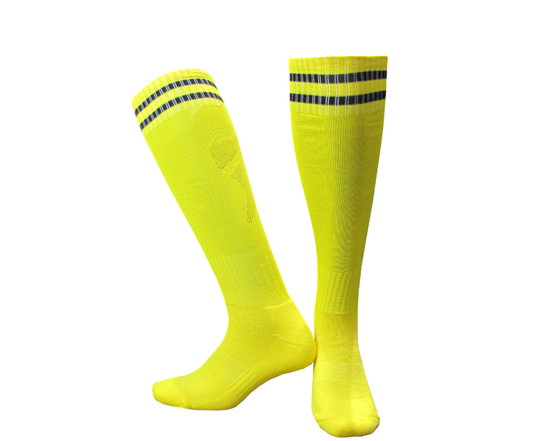 Short fiber plain weave solid color children football socks GY9-EDP503