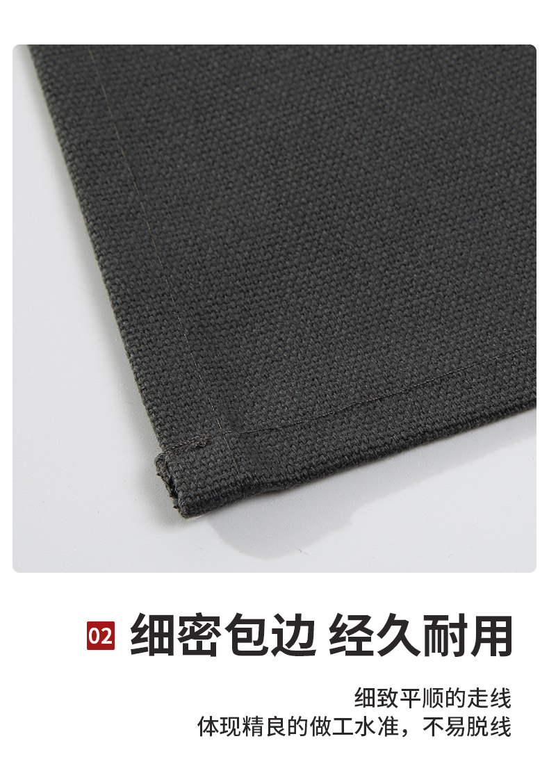 Polyester cotton canvas cross apron CFWQ19