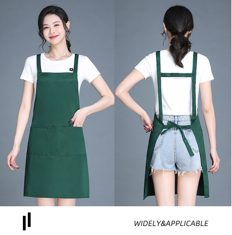 Thickened workwear anti-fouling shoulder strap apron HD1-198