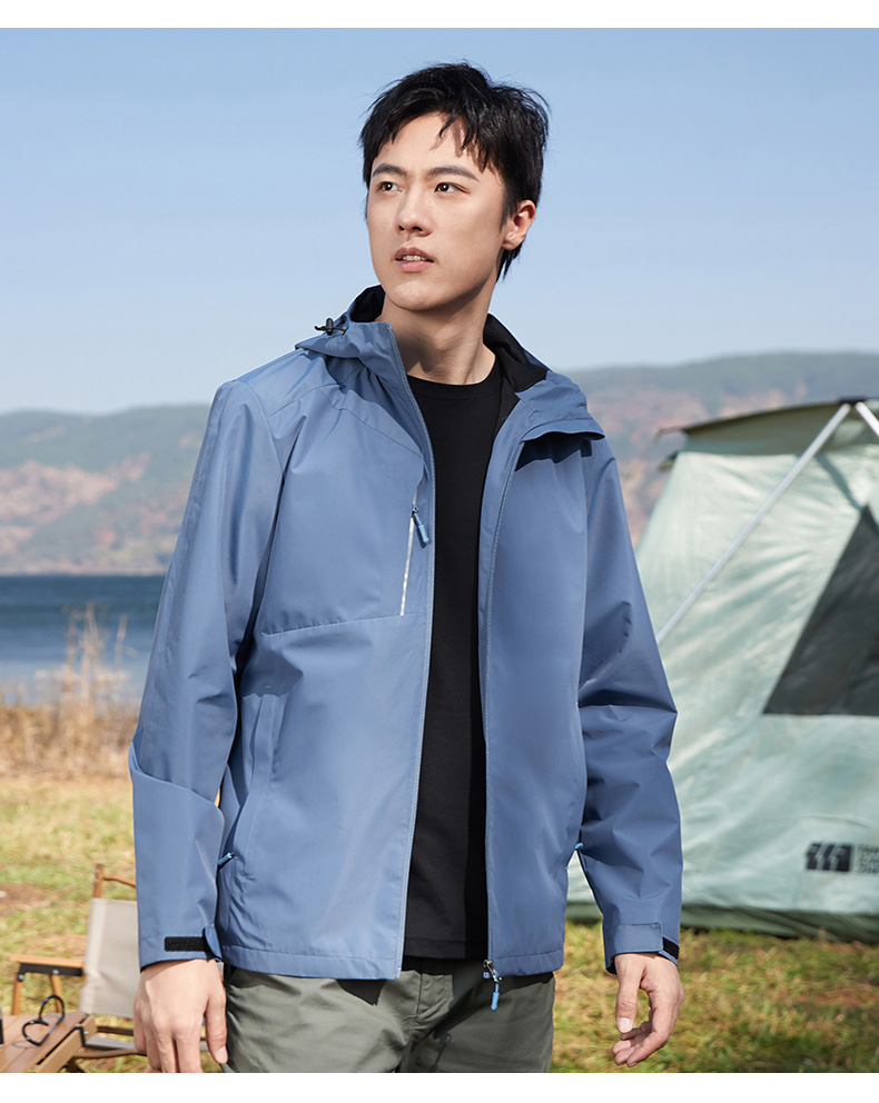 Outdoor wind and rainproof mountaineering single-layer thin jacket S02-6606