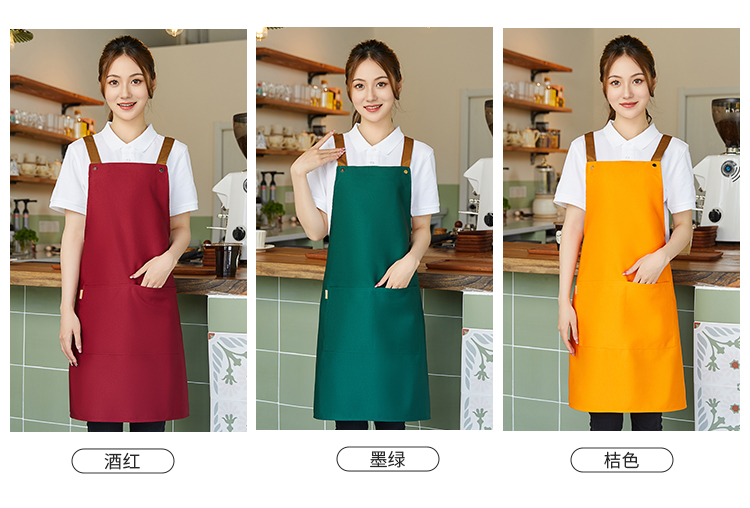 H shoulder strap workwear waterproof apron HD1-2301