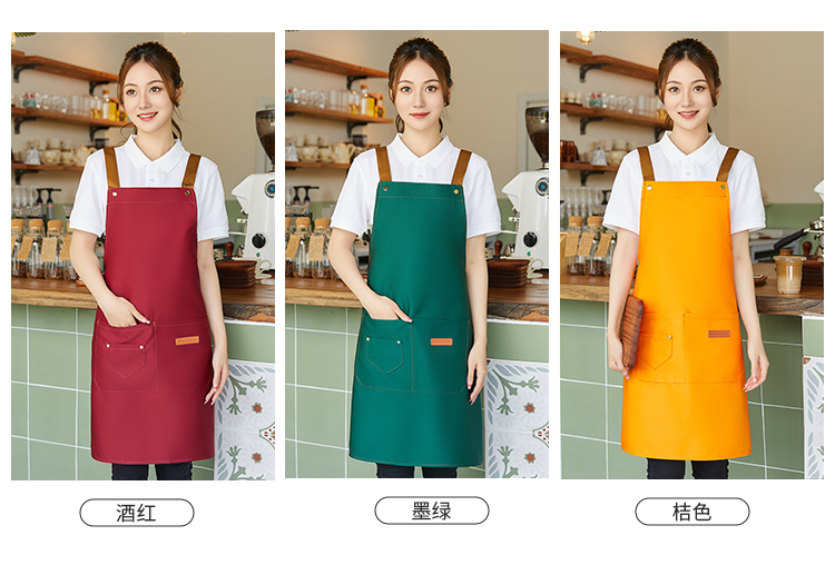 Cross strap workwear waterproof apron workwear HD1-2302