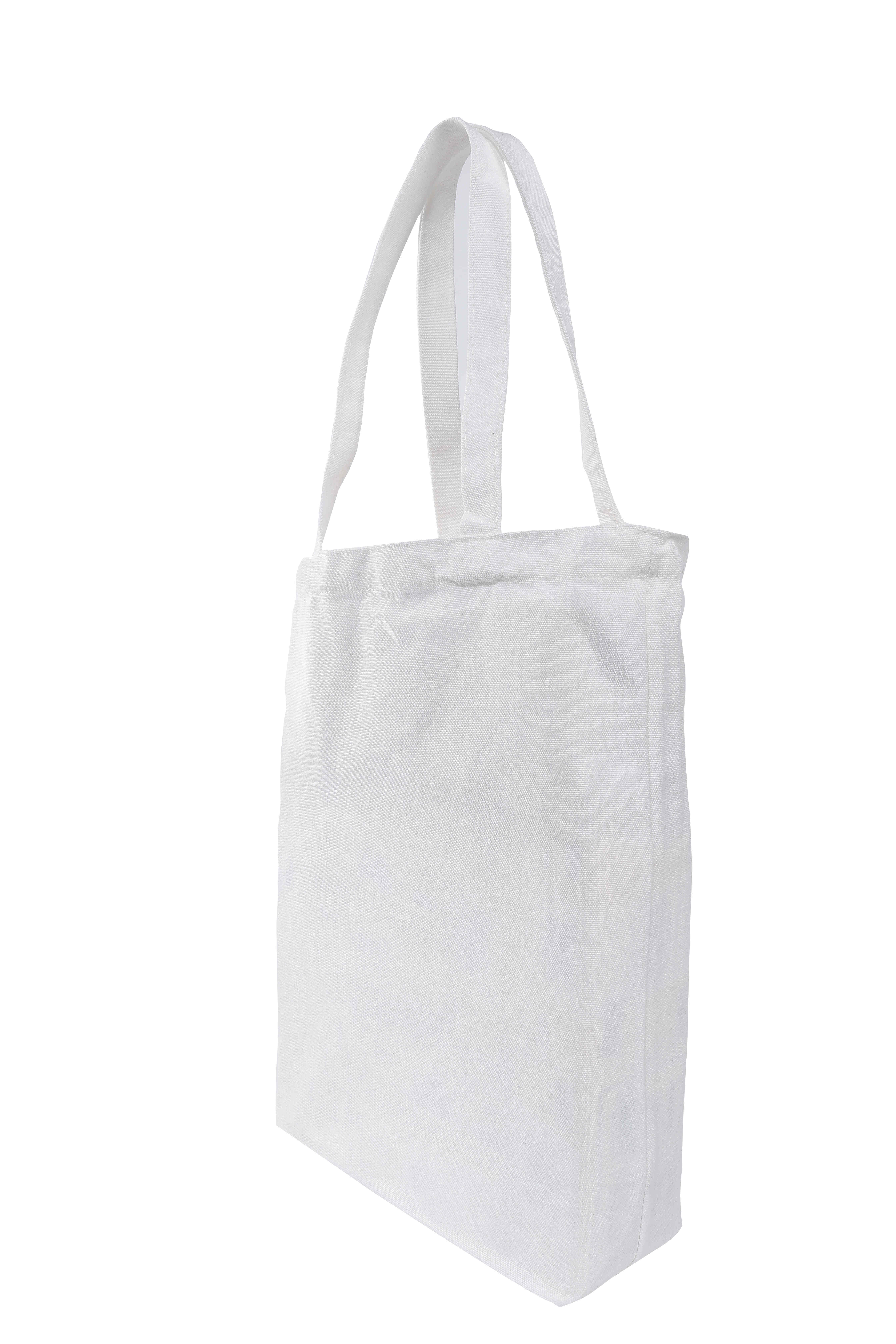 12-An polyester-cotton canvas bag with bottom and no sides GJ60-FB05