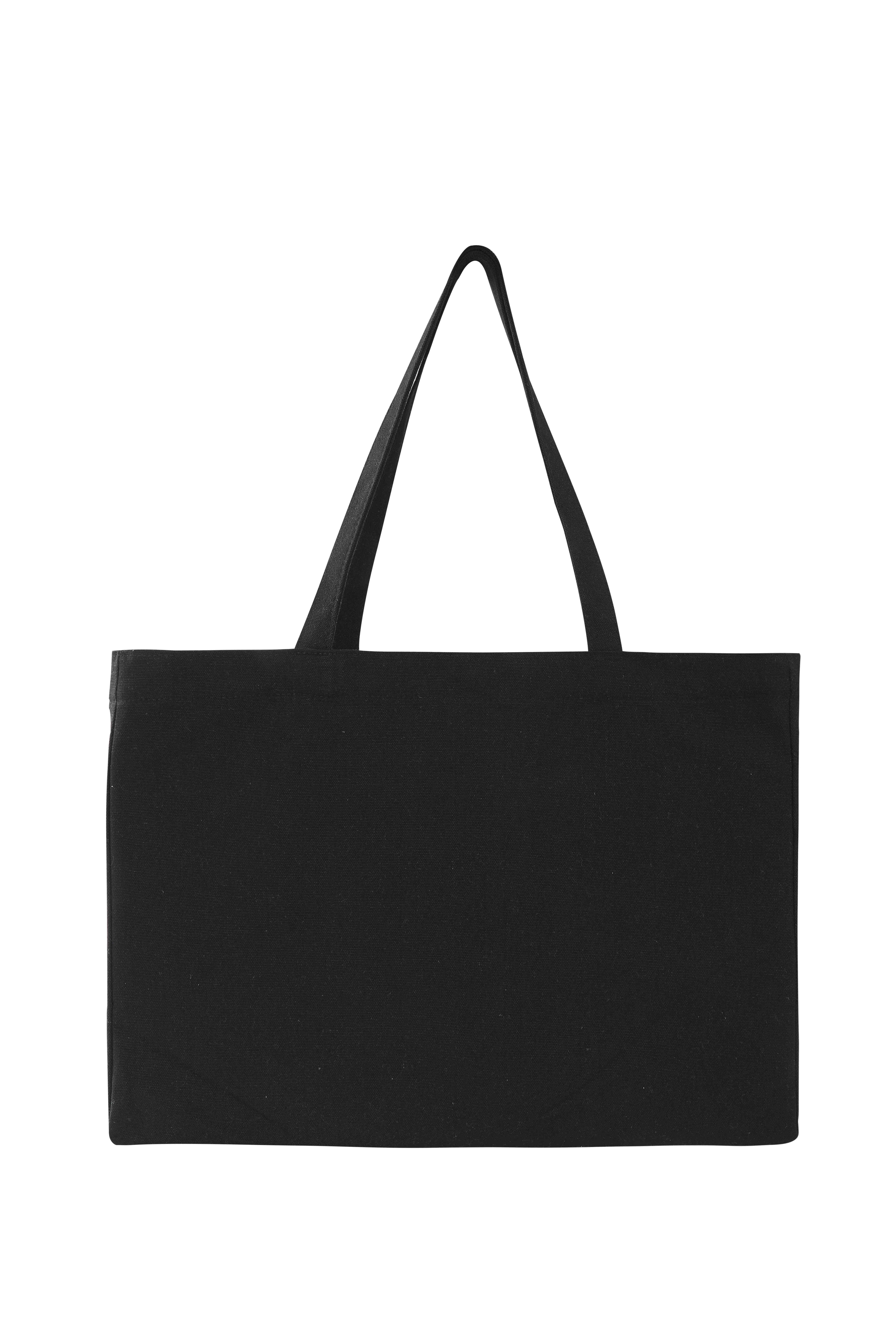 12A polyester-cotton Japanese style large canvas bag with bottom and side buckles GJ60-FB09