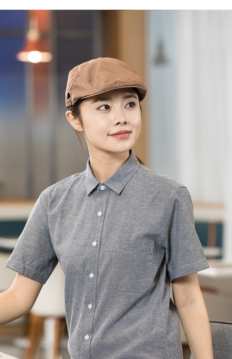 Simple casual double-sided elastic waiter beret H01-523