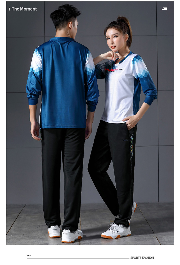 150g comfortable casual badminton clothing long-sleeved tops men GM2-2616-1 tops men