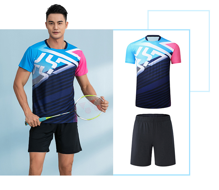 Competition round neck quick-drying short-sleeved training suit GR8-1269 men