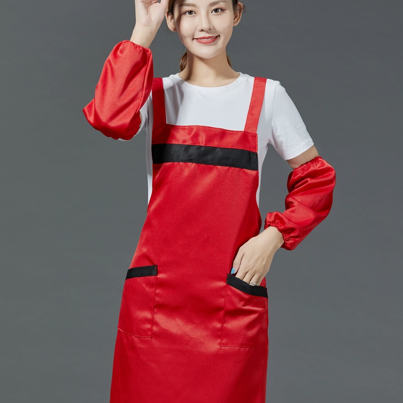 Gardening restaurant kitchen shoulder tie apron B05-02