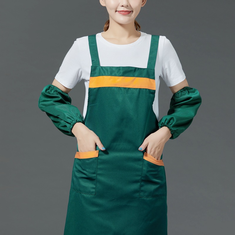 Gardening restaurant kitchen shoulder tie apron B05-02