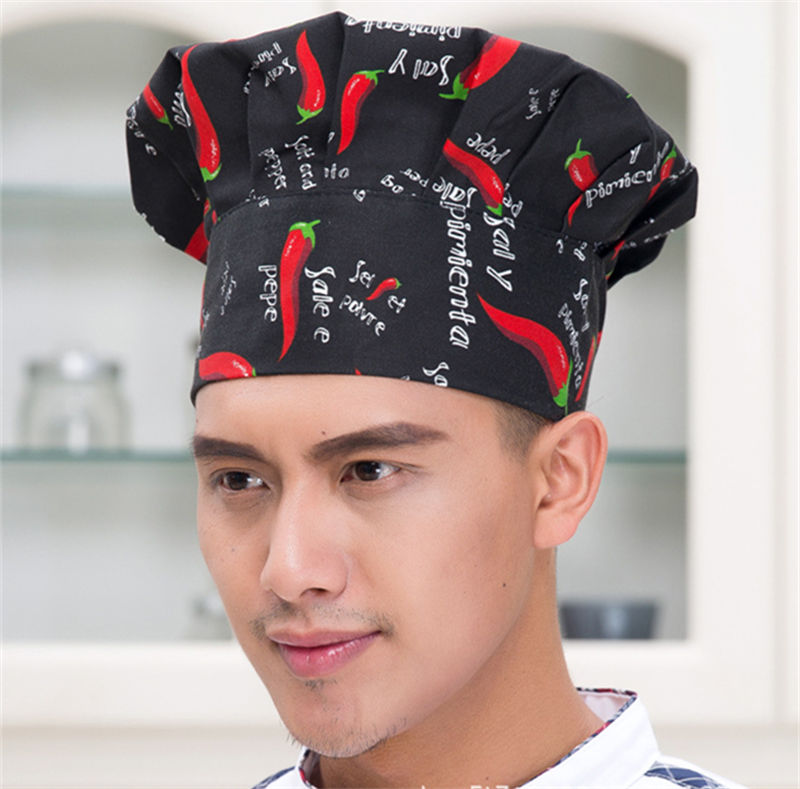 White mushroom cap oil-proof cotton cloth chef work cap B05-cloth cap