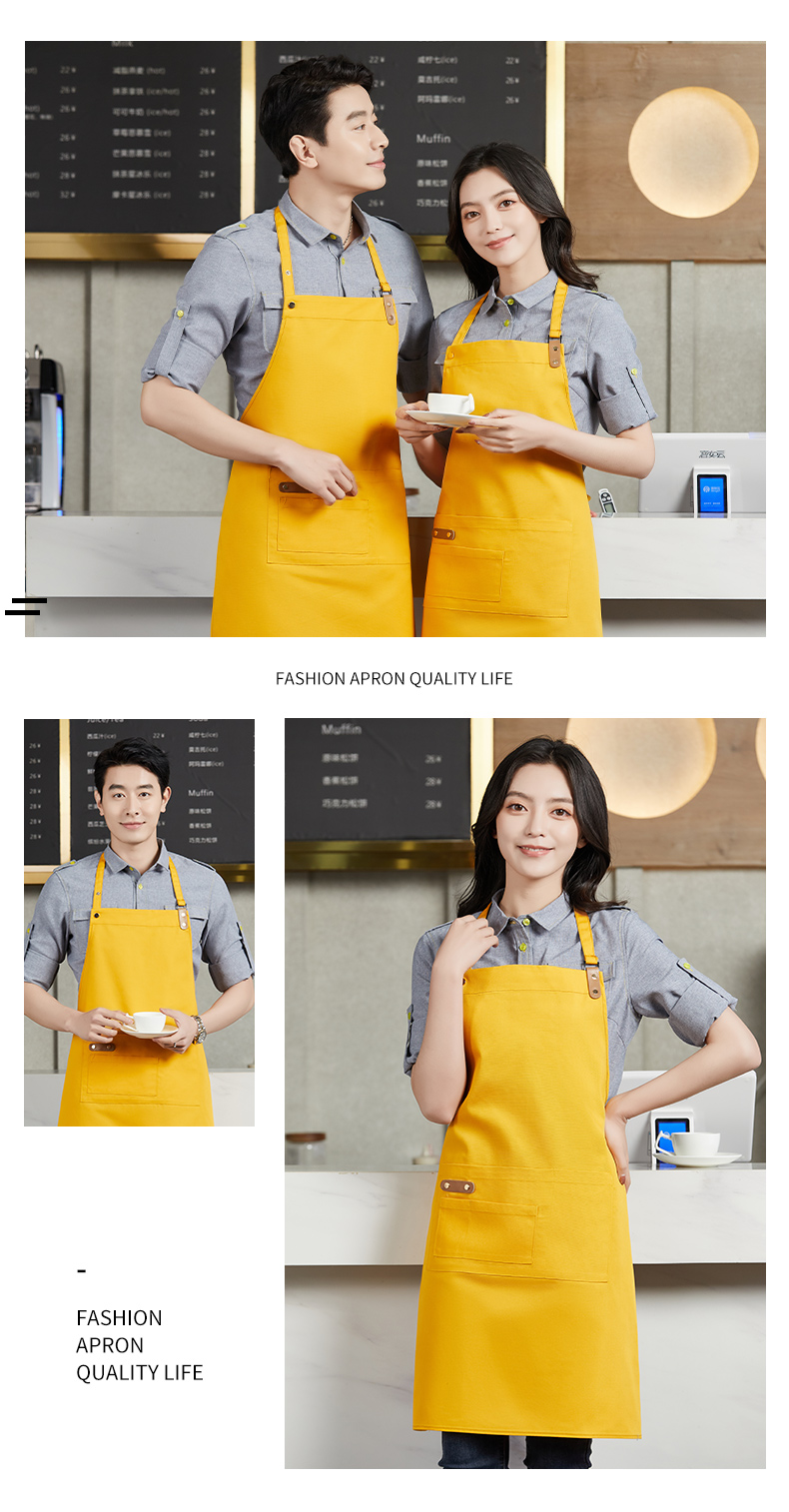 Fashion canvas apron H15-F029