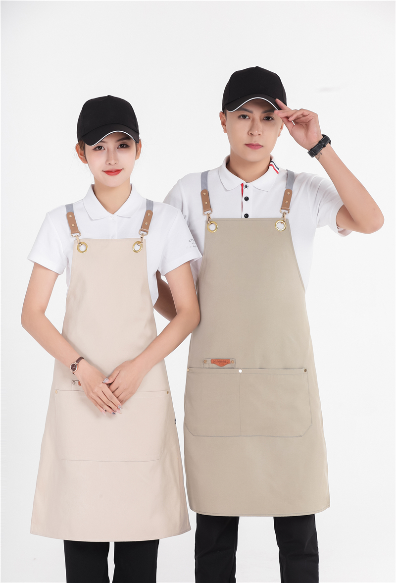 Canvas Cross Strap Apron U01-928