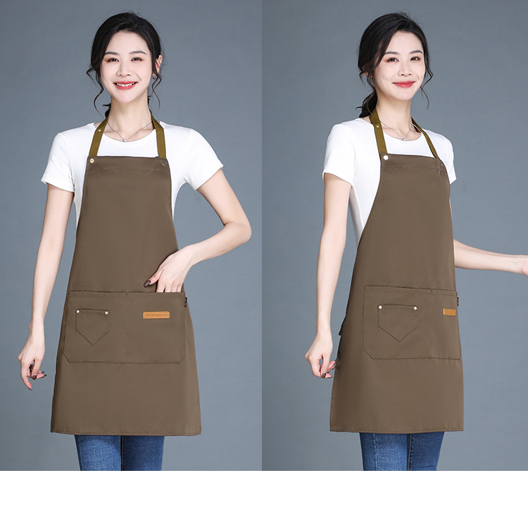 Workwear waterproof adjustable halter apron HD1-02