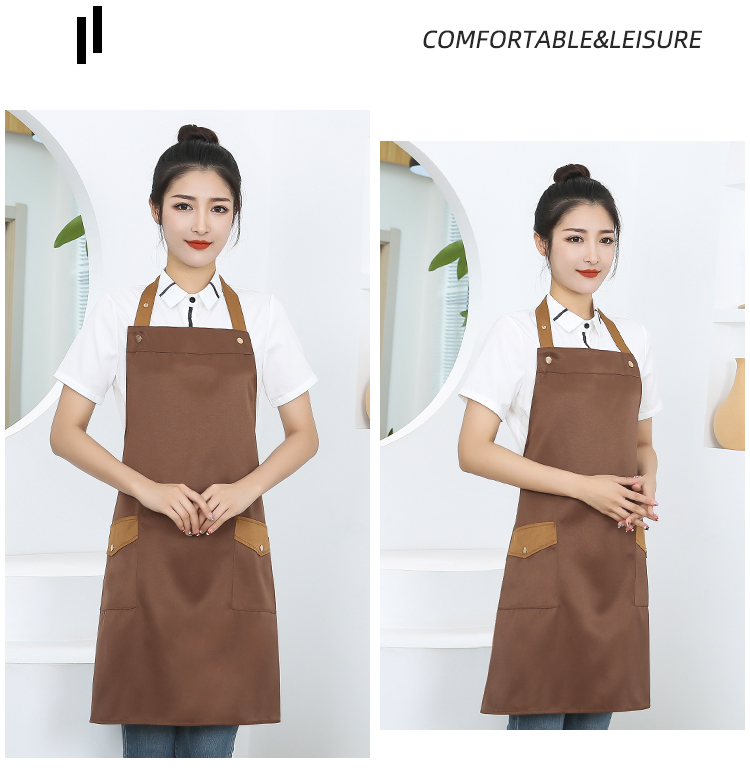 Thickened workwear adjustable H strap shoulder apron HD1-112