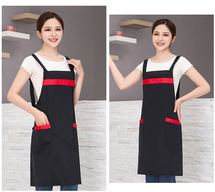 Workwear anti-fouling H-strap shoulder apron HD1-819