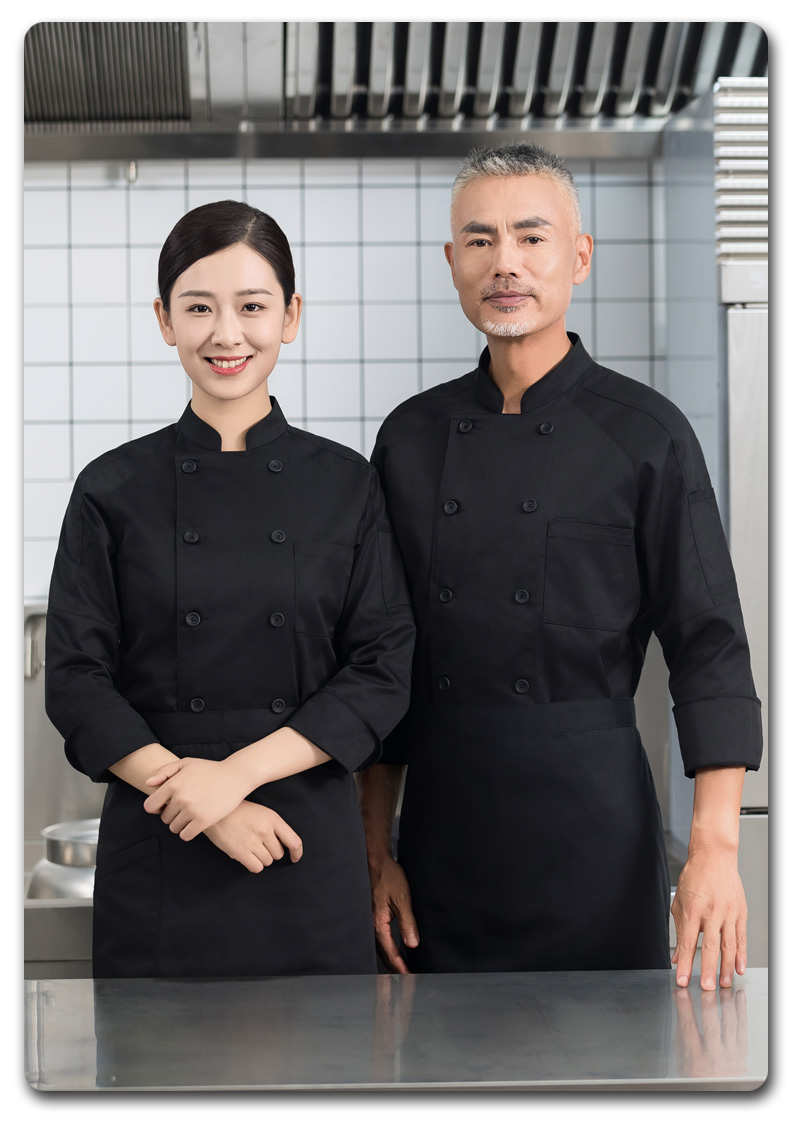 High-value raglan double-breasted long-sleeved chef uniform H01-2023-23