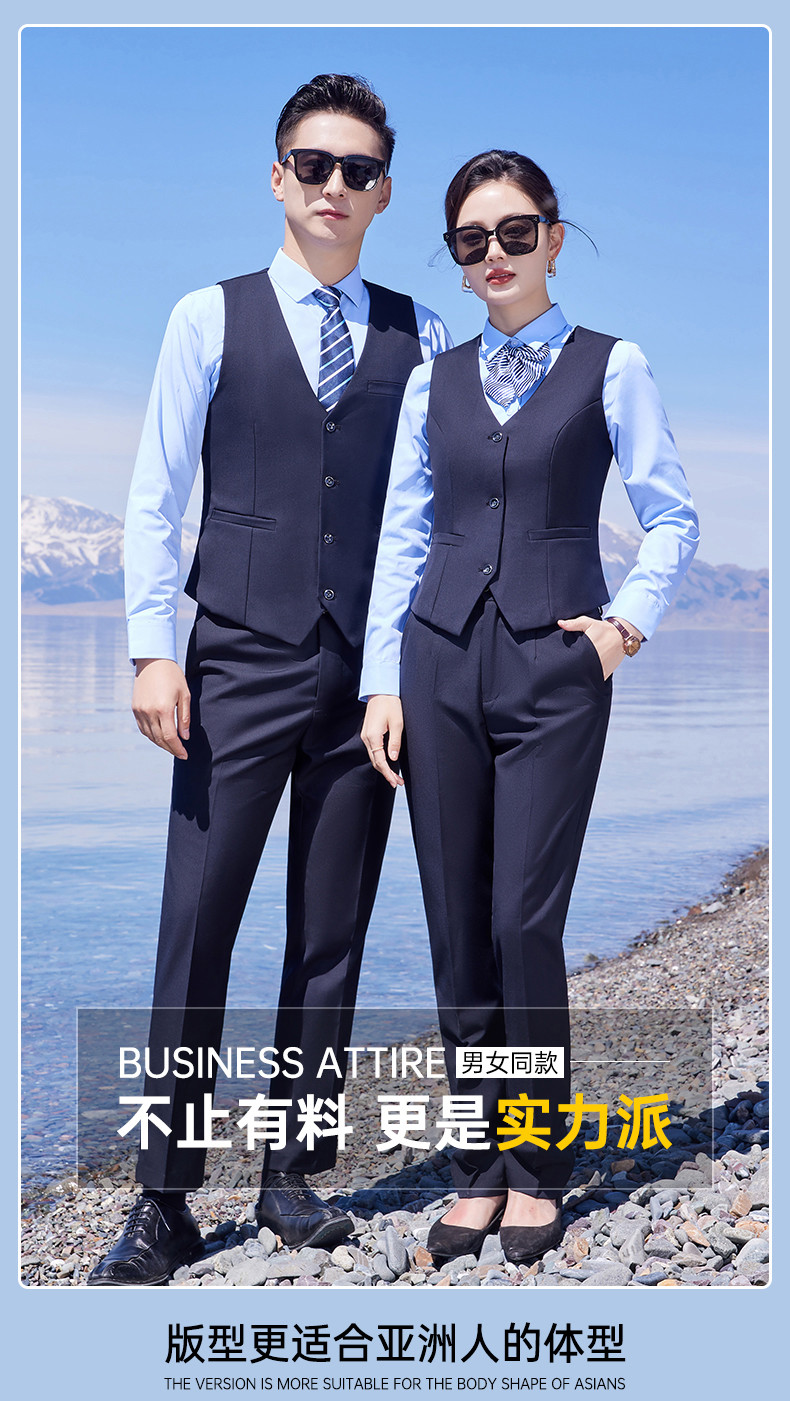 380g casual business suit vest for women 129-611 vest for women