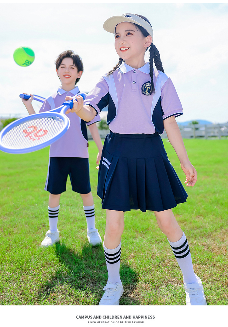 Autumn elementary and middle school uniforms for children sports suits 894-2466-2