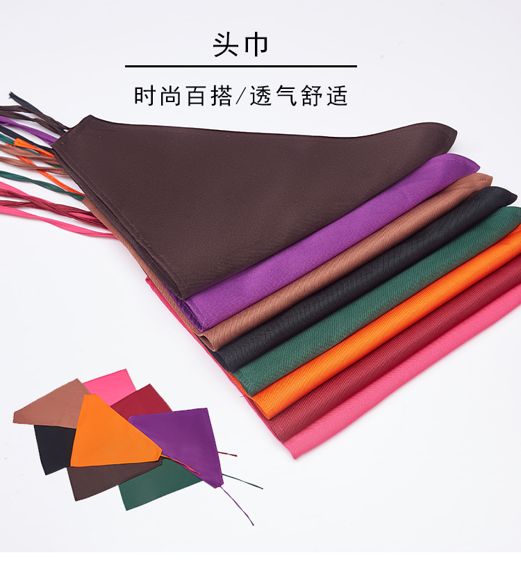 Breathable triangle work scarf H15-E0203001