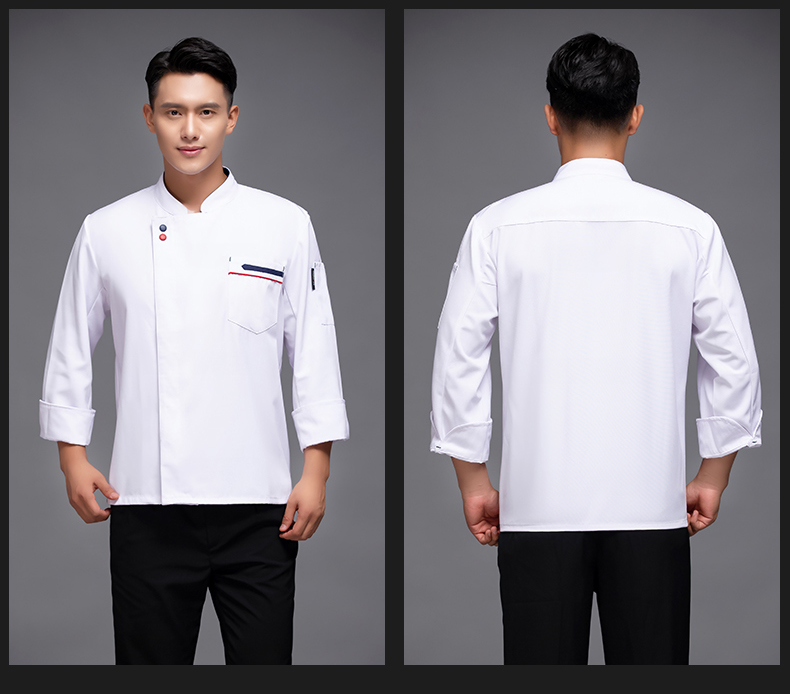 Double buckle hotel catering chef apron H12-L051 apron