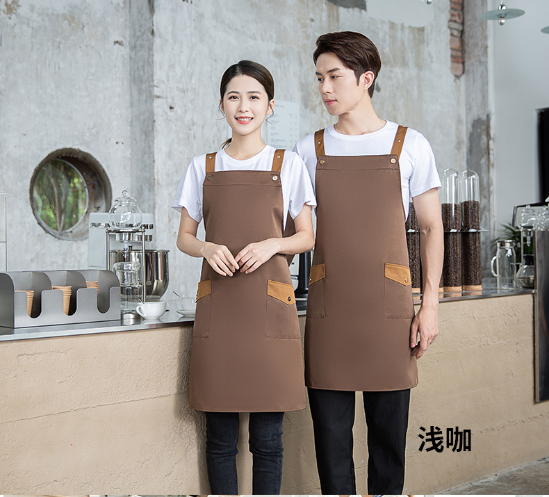 Restaurant hot pot shop kitchen waiter work shoulder apron U01-B06